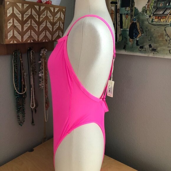 Aerie Smoothez Mesh Bodysuit in Pink Fusion - NWT's - Picture 7 of 12